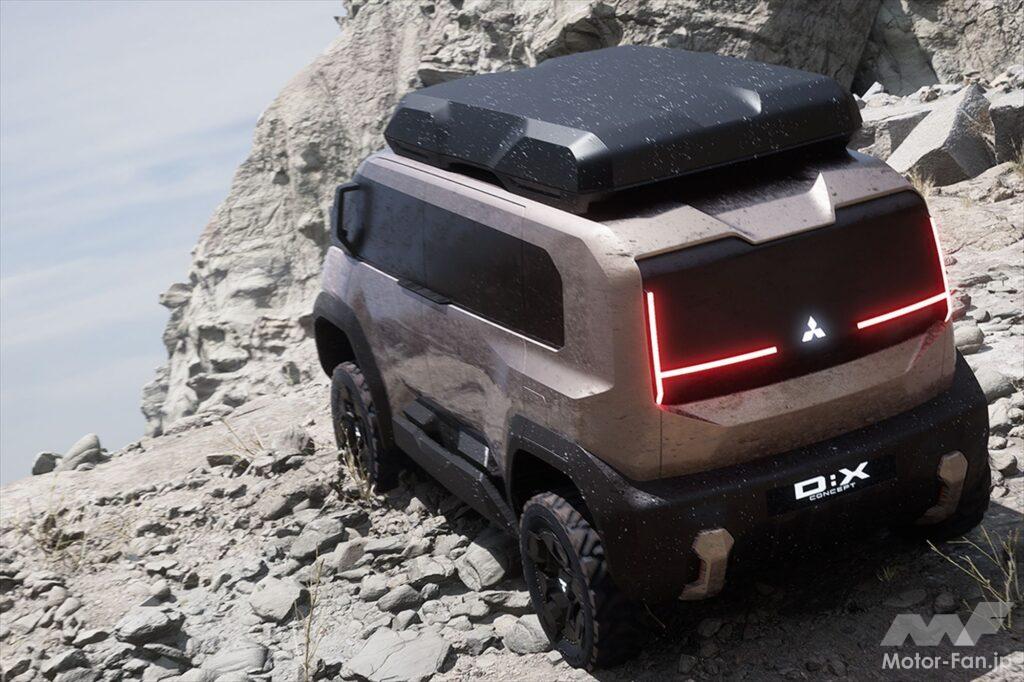 「D:X Conceptの公開で期待高まる“次期デリカ”、実際予定があるのか三菱ブースで聞いてみた【ジャパンモビリティショー2023】」の19枚目の画像