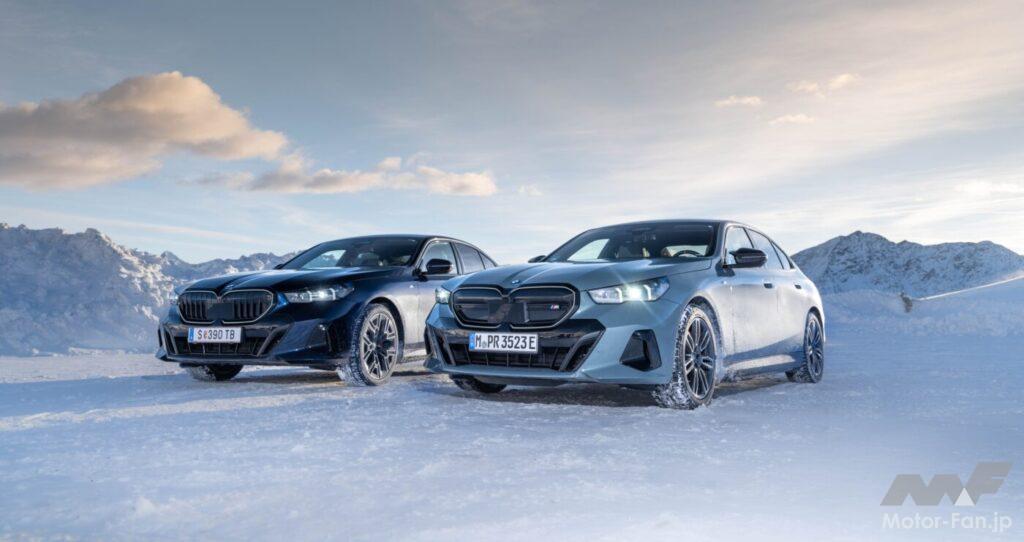 「BMW、新型5シリーズ&ドライバーレス車両のテスト走行を、オーストリアの氷上で現地メディア向けに実施！」の43枚目の画像