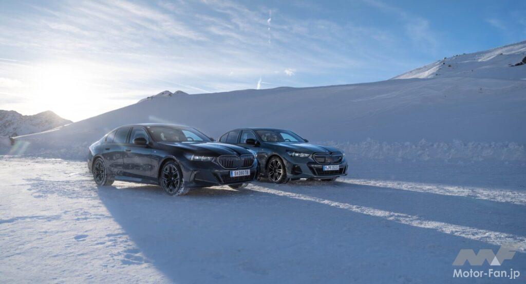 「BMW、新型5シリーズ&ドライバーレス車両のテスト走行を、オーストリアの氷上で現地メディア向けに実施！」の41枚目の画像
