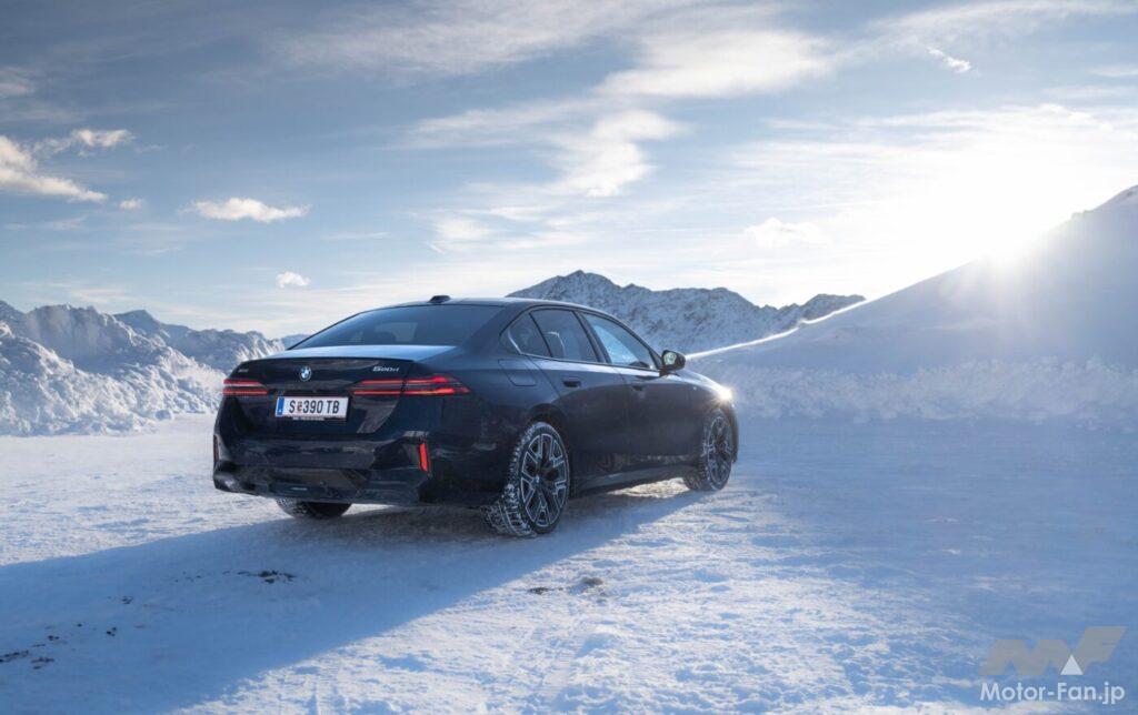 「BMW、新型5シリーズ&ドライバーレス車両のテスト走行を、オーストリアの氷上で現地メディア向けに実施！」の40枚目の画像