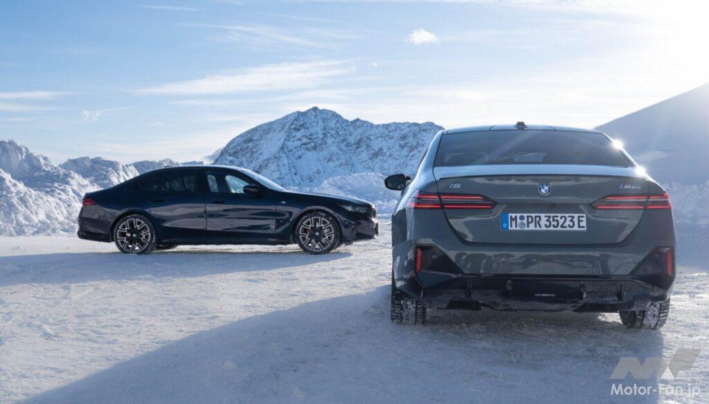 「BMW、新型5シリーズ&ドライバーレス車両のテスト走行を、オーストリアの氷上で現地メディア向けに実施！」の39枚目の画像