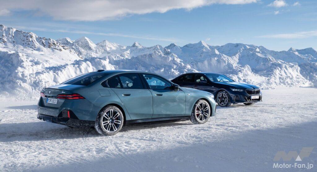 「BMW、新型5シリーズ&ドライバーレス車両のテスト走行を、オーストリアの氷上で現地メディア向けに実施！」の35枚目の画像