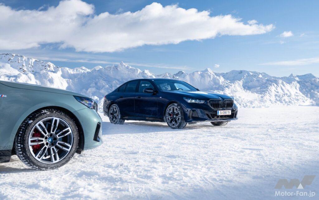 「BMW、新型5シリーズ&ドライバーレス車両のテスト走行を、オーストリアの氷上で現地メディア向けに実施！」の36枚目の画像