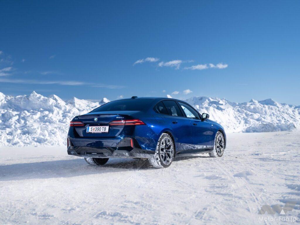 「BMW、新型5シリーズ&ドライバーレス車両のテスト走行を、オーストリアの氷上で現地メディア向けに実施！」の28枚目の画像