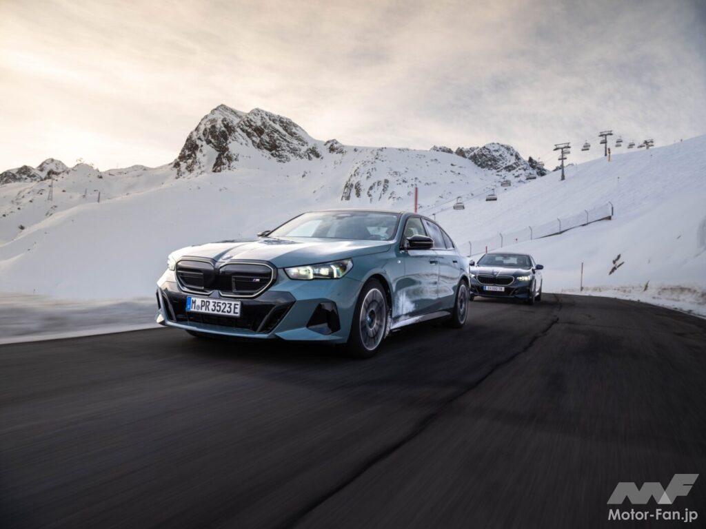 「BMW、新型5シリーズ&ドライバーレス車両のテスト走行を、オーストリアの氷上で現地メディア向けに実施！」の6枚目の画像