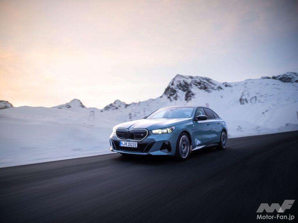 「BMW、新型5シリーズ&ドライバーレス車両のテスト走行を、オーストリアの氷上で現地メディア向けに実施！」の2枚目の画像