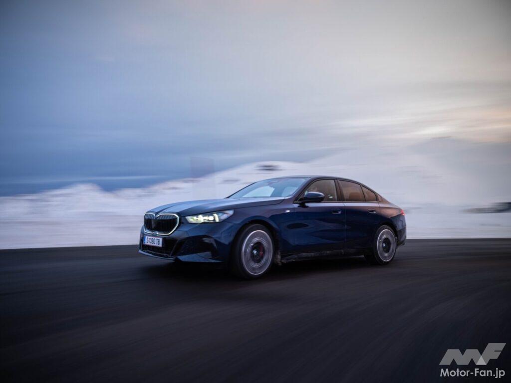 「BMW、新型5シリーズ&ドライバーレス車両のテスト走行を、オーストリアの氷上で現地メディア向けに実施！」の49枚目の画像