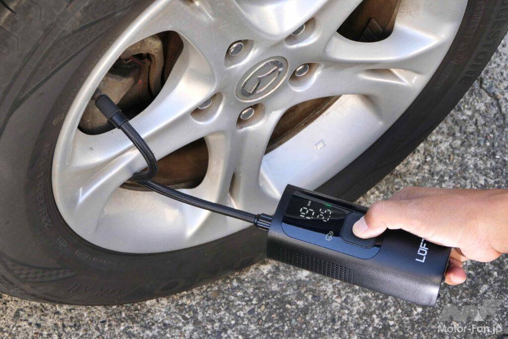 「バッテリー上がりはリチウムイオンバッテリーで解決！ タイヤの空気も電動ポンプが簡単！ LUFTの新作電動ツールをチェック！【CarGoodsMagazine】」の4枚目の画像