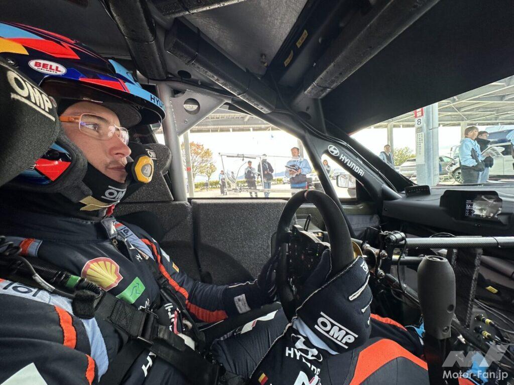 「WRCのワークスマシンの強烈なGを体感！ ヒョンデi20 N Rally1×ティエリー・ヌービル選手」の6枚目の画像