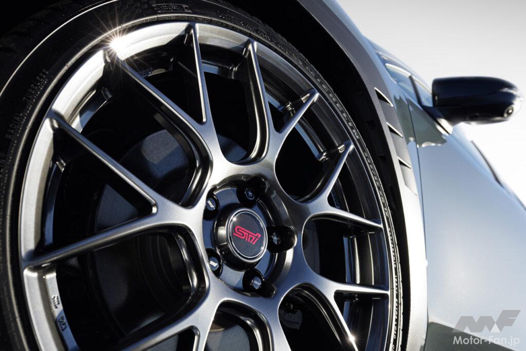 「500台限定の「スバルWRX S4 STI Sport♯」発表！専用装備＆チューニングで操縦安定性向上と、より上質な乗り味を実現 」の8枚目の画像
