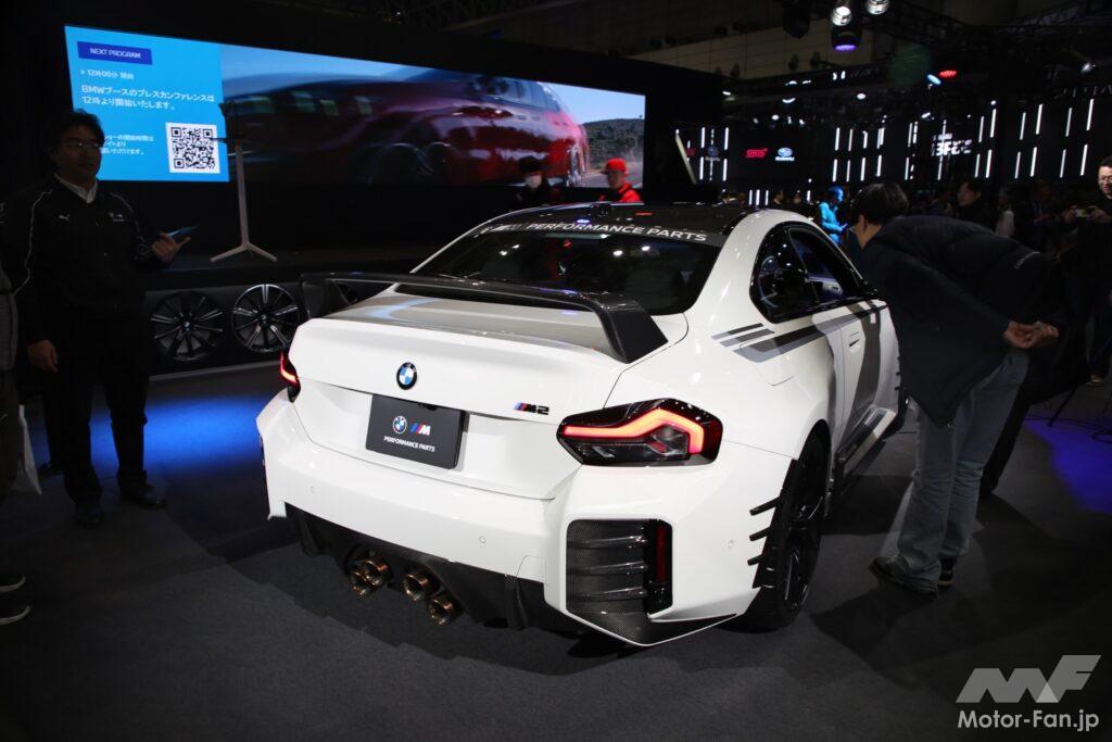 「BMWはMパフォーマンス・パーツがメイン！センターロック式のホイールを装着した「M2 クーペ」も登場【東京オートサロン2024】」の3枚目の画像