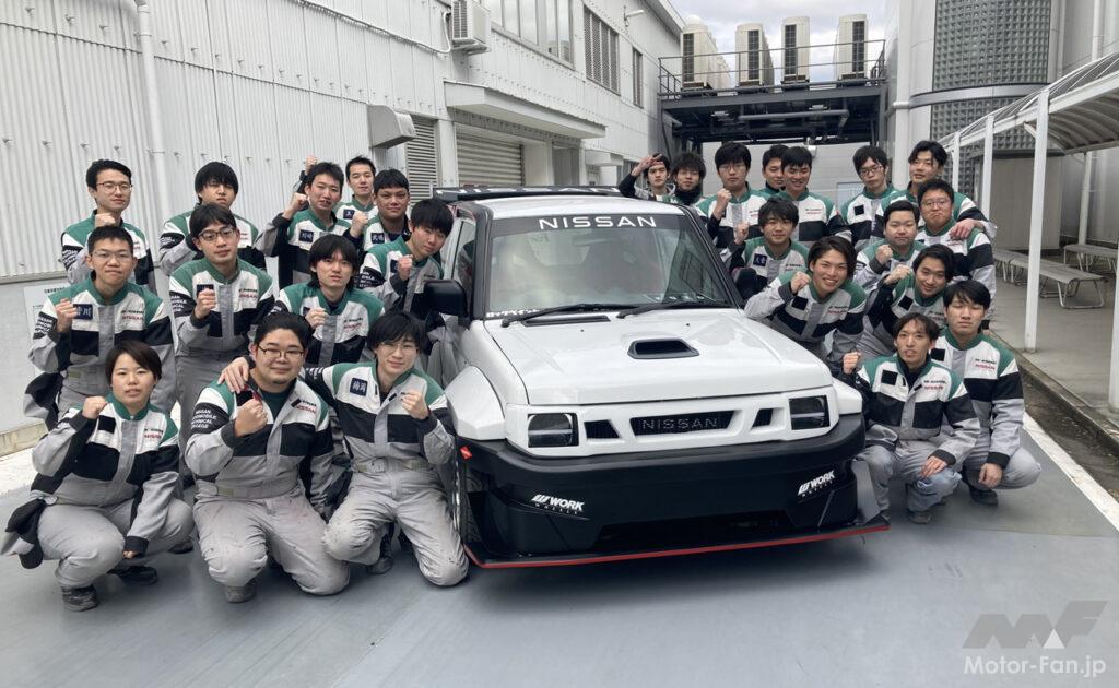 「ベース車はなに？ 日産・自動車大学校の生徒が制作したカスタマイズカー3台が「大阪オートメッセ2024」に出品！」の1枚目の画像