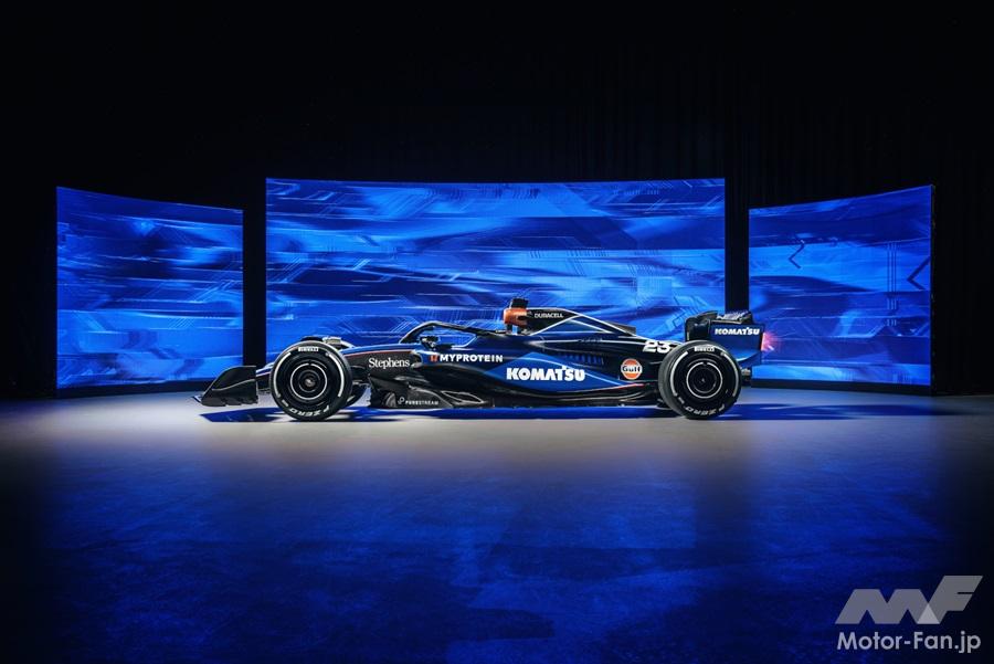 「コマツがF1チーム「ウィリアムズ・レーシング」のスポンサーに！ モータースポーツ分野での新たな価値創造を目指す！」の1枚目の画像
