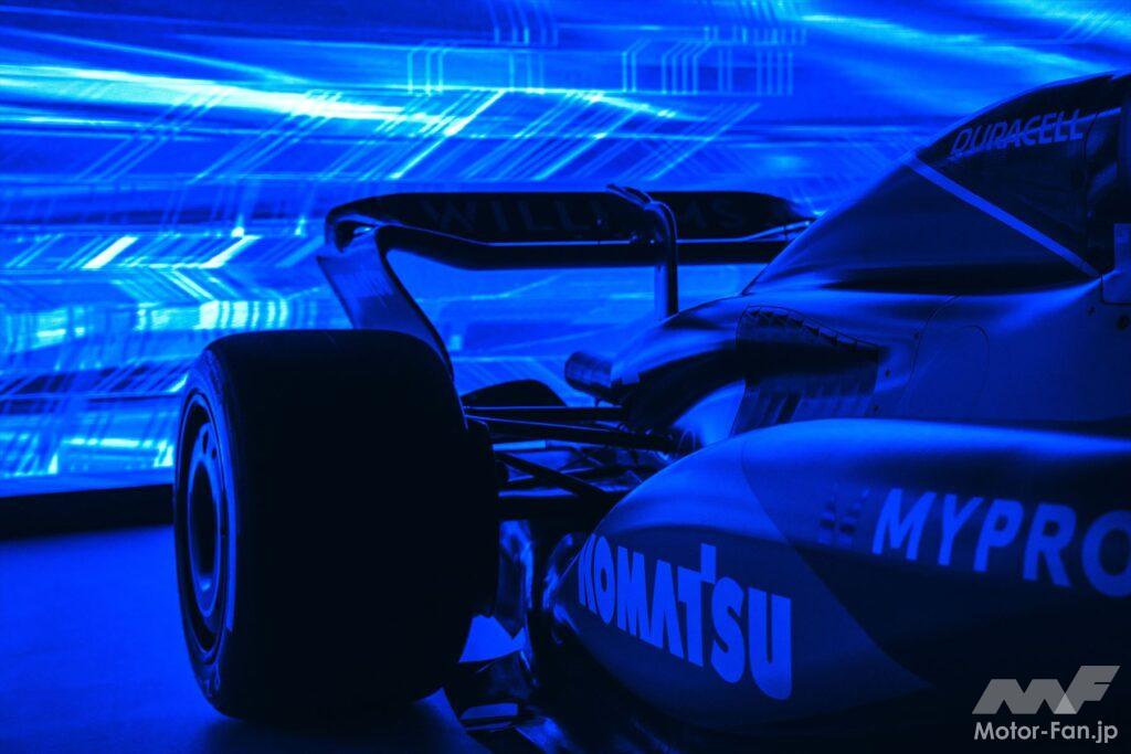 「名門ウィリアムズとコマツが再び提携！ 2024年型F1マシン「FW45」とともに複数年のパートナーシップ契約を発表」の6枚目の画像