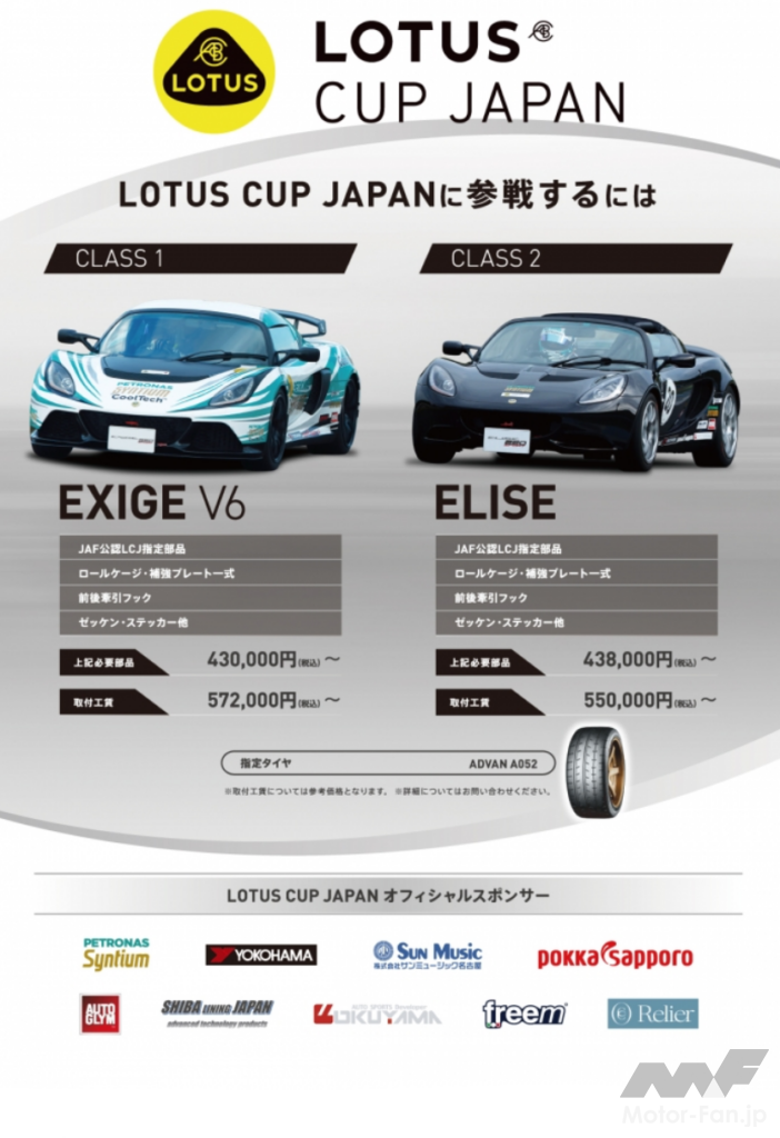「「LOTUS CUP JAPAN 2024」の参加受付を開始！車両レンタルプランでJAF公式レースへの参戦も可能！」の2枚目の画像