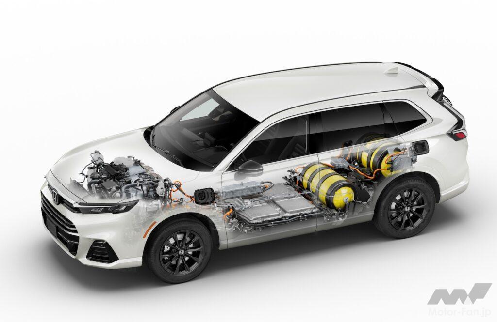 「ホンダCR-V 水素燃料電池車で日本導入 しかもプラグインで電気でも走れるのだ」の1枚目の画像
