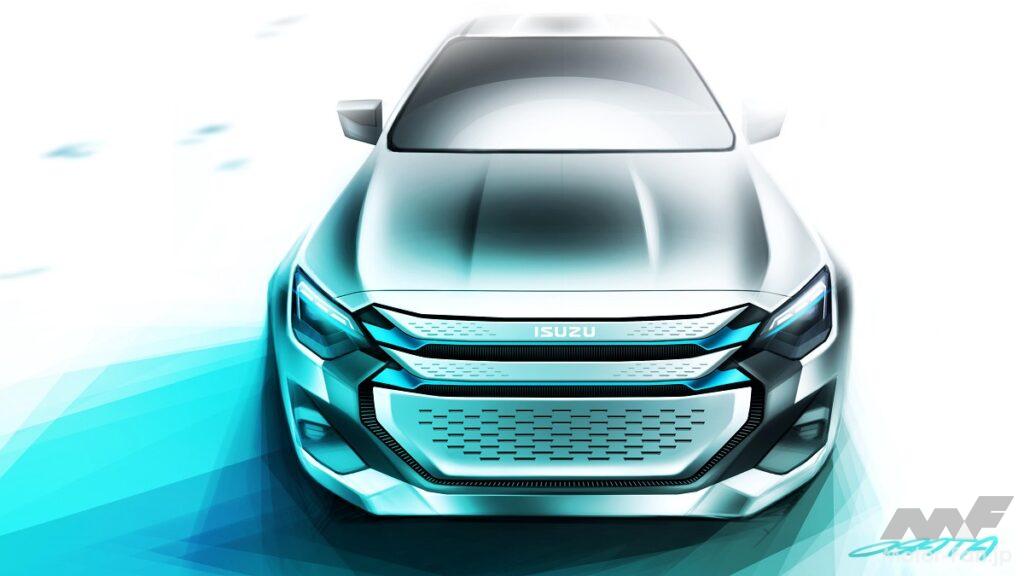 「いすゞ、初のBEVピックアップトラック「D-MAX」を世界初公開！2025年に欧州へ先行導入、豪州・タイなど他エリアにも順次展開へ！」の1枚目の画像