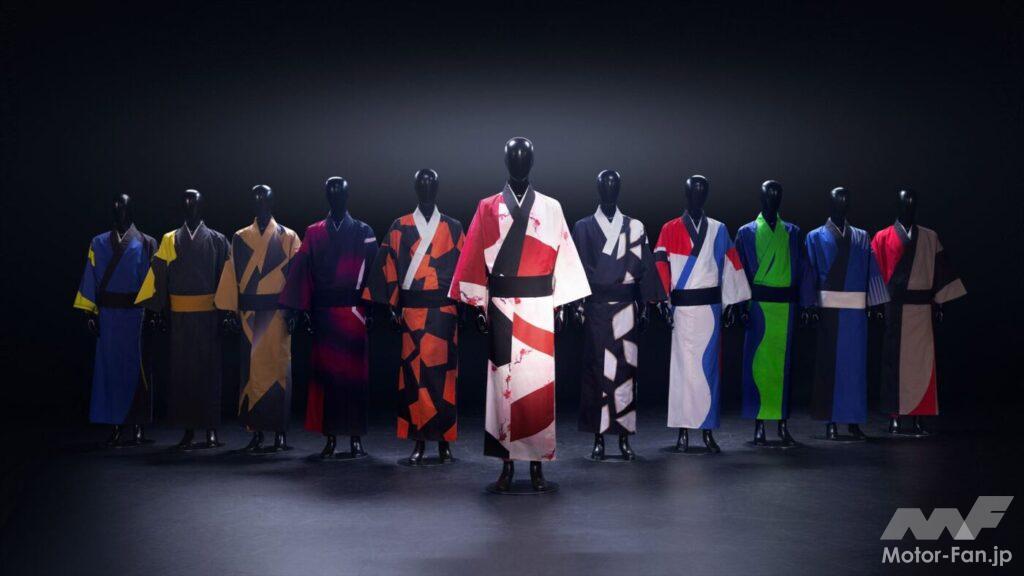 「東京E-Prix初開催を記念して着物を制作！ ニッサンが来日するフォーミュラEチームを粋に歓迎、大会当日に会場で展示へ」の1枚目の画像