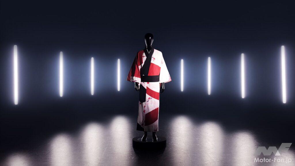 「東京E-Prix初開催を記念して着物を制作！ ニッサンが来日するフォーミュラEチームを粋に歓迎、大会当日に会場で展示へ」の2枚目の画像