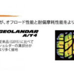 「横浜ゴムからオフロード感を高めたSUV・ピックアップトラック向けの新型オールテレーンタイヤ「ジオランダーA/T4」が登場！」の4枚目の画像ギャラリーへのリンク