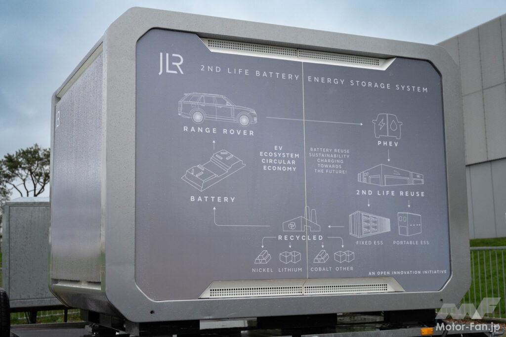 「ジャガー・ランドローバーが使用済みバッテリーを利用したバッテリーエネルギー貯蔵システムを開発」の2枚目の画像