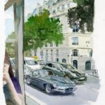 「近くて遠い国のエトランゼ、パリに息づくイギリス車たち /溝呂木 陽の水彩カースケッチ帳【傑作選・その6】」の5枚目の画像ギャラリーへのリンク