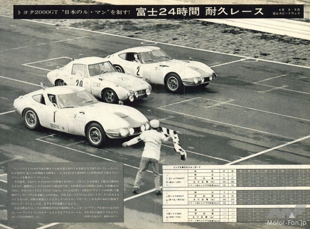 「「トヨタ2000GT」富士24時間レースで完全優勝。日本最長レースで圧巻の走りを披露した名車中の名車！【今日は何の日？4月9日】」の23枚目の画像