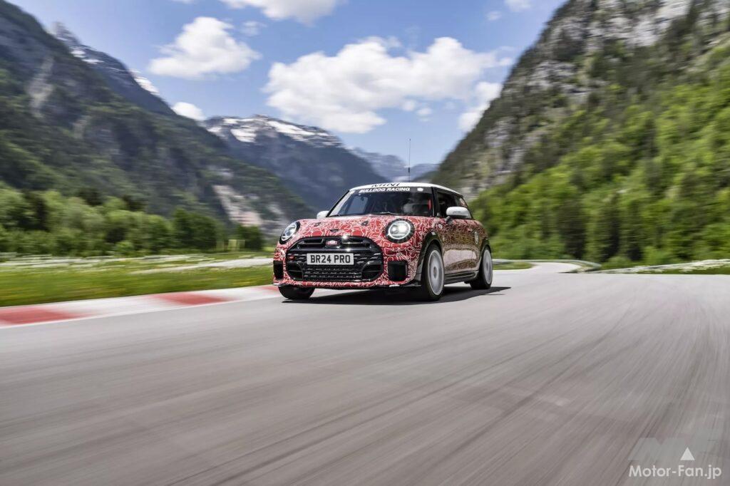 「EVを圧倒するスリル！ガソリンエンジン搭載の新型MINI「JCW」は最大250psの予感！」の1枚目の画像