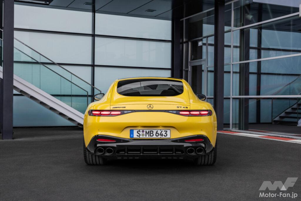 「421PS直4ターボの軽快FRスポーツ 新型メルセデスAMG GT 43クーペの受注が開始！パフォーマンスと快適性を兼ね備え、約2000万円という価格設定に」の16枚目の画像