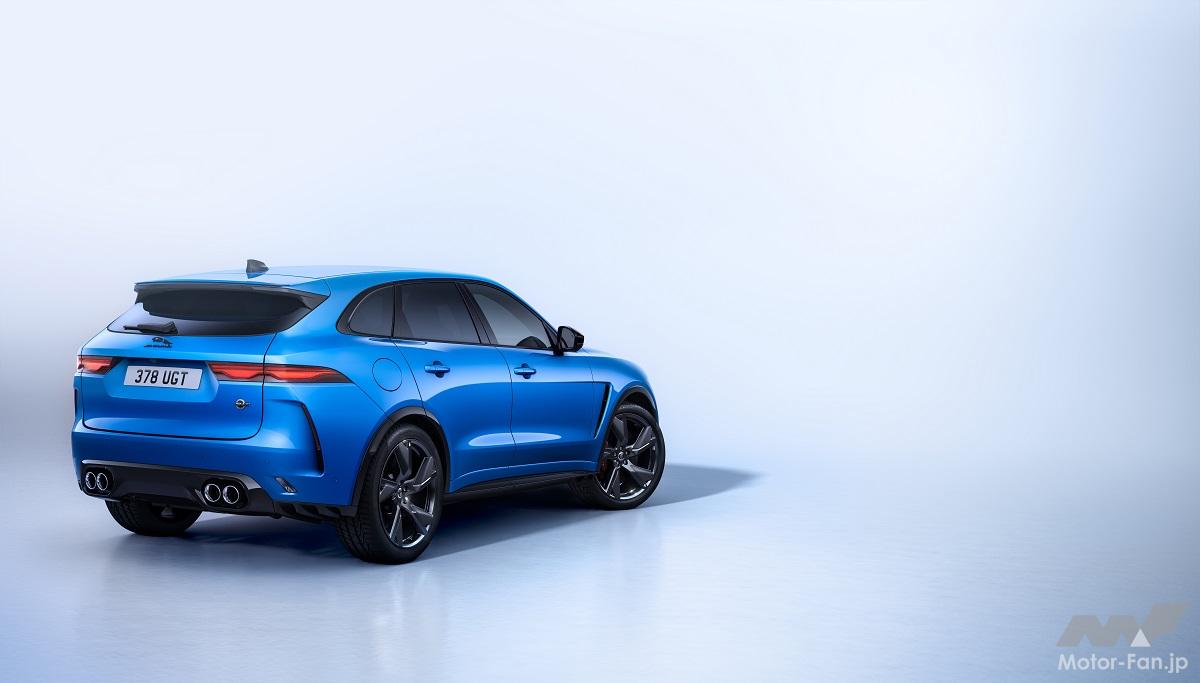 「ジャガーのエンジンモデル生産終了を記念したモデル「F-PACE」に「90th アニバーサリー・エディション」が登場！美しいスタイリングボディにスーパーチャージドV8エンジンを搭載！」の3枚めの画像