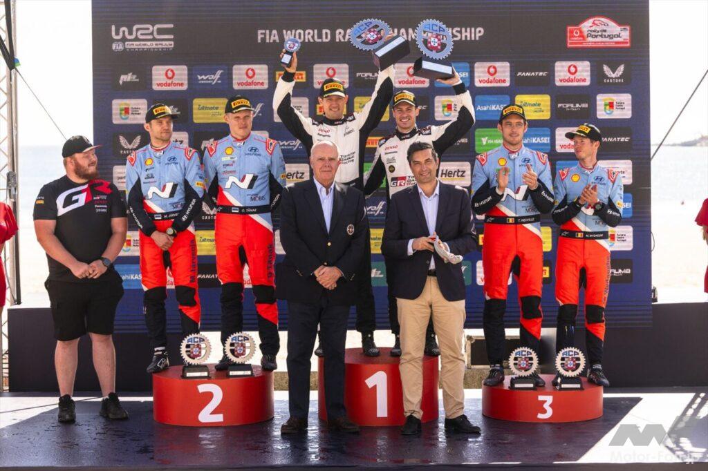 「【WRC結果】8度の世界王者オジエが2連勝！ トヨタはポルトガルで一時1-2-3態勢も勝田貴元らがデイ3で戦線離脱」の10枚目の画像