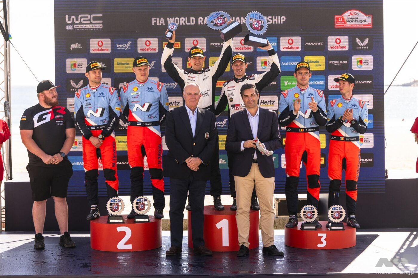 「【WRC結果】8度の世界王者オジエが2連勝！ トヨタはポルトガルで一時1-2-3態勢も勝田貴元らがデイ3で戦線離脱」の10枚めの画像