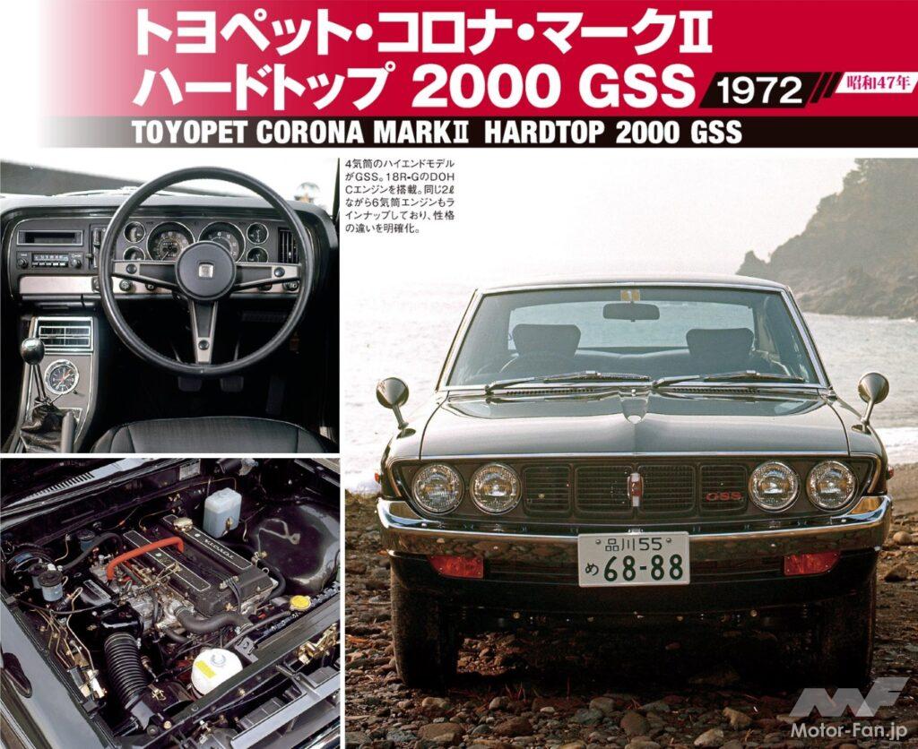 トヨペット・コロナ・マークII ハードトップ2000GSS（1972年）