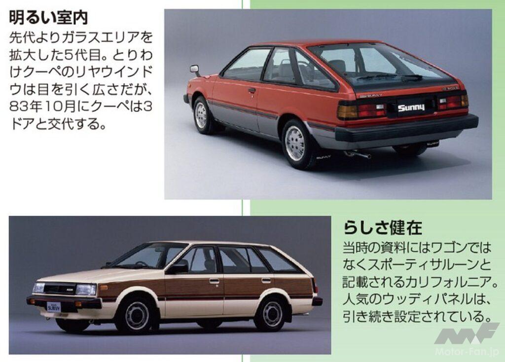 「日産サニー初のターボ「サニーターボ・ルプリ」が136.4万円～デビュー【今日は何の日？9月17日】」の9枚目の画像