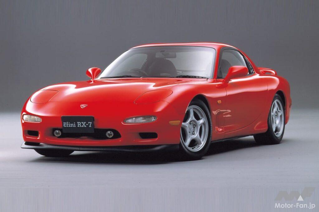 「360万円～登場のマツダFD型「アンフィニRX-7」のシーケンシャルツインターボとは？【今日は何の日？10月16日】」の1枚目の画像