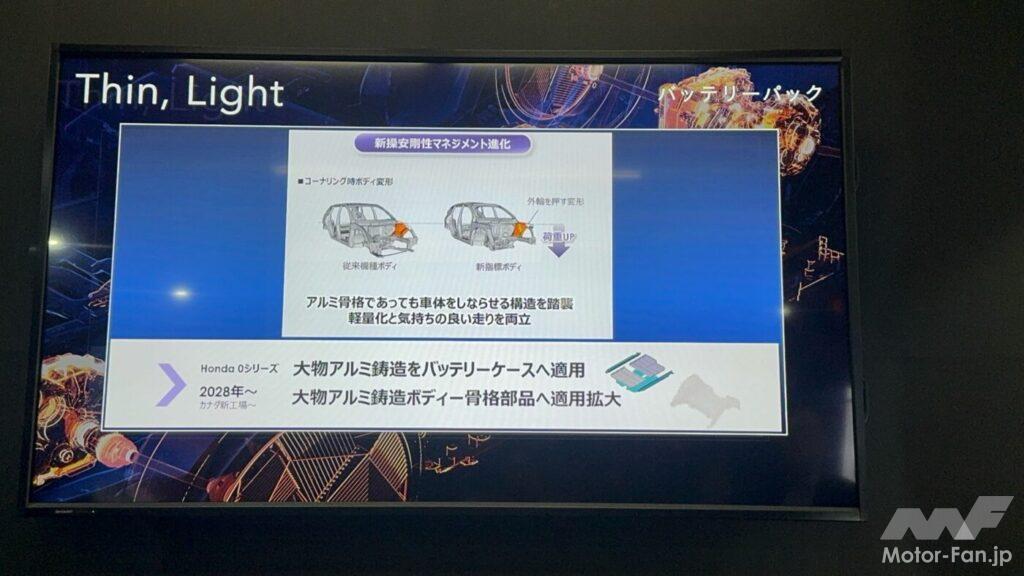 「「ホンダ ゼロ シリーズ」“薄く軽く”を実現する新技術とは？ 2026年に米国で発売予定」の11枚目の画像