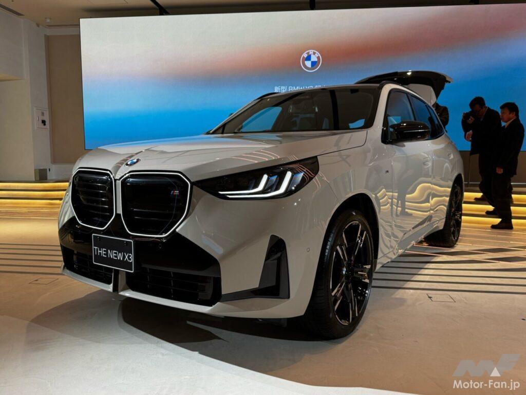 「BMW新型「X３」が日本登場！3.0L直6ターボの最上級モデルは398psで998万円」の5枚目の画像