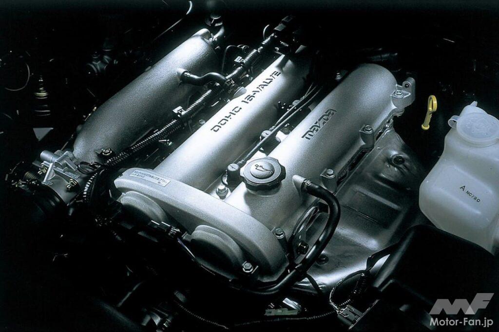 2000年にマイナーチェンジされた2代目「ロードスター(NB型)」搭載のS-VT搭載1.8L DOHCエンジン