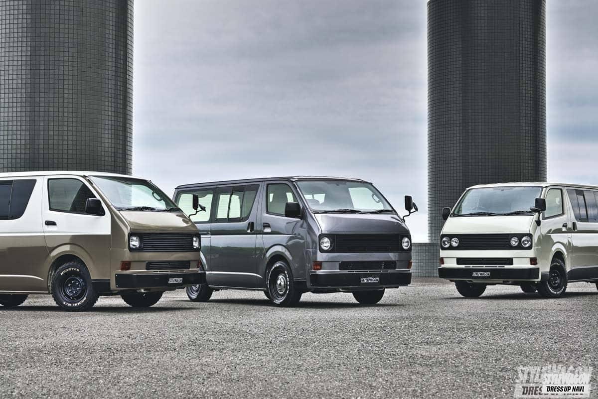 なんだあの顔は ヴァナゴンフェイスのコンプリートカーに夢中 エアロ カスタム トヨタ ハイエース スタイルワゴン ドレスアップナビ なんだあの顔は ヴァナゴンフェイスのコンプリートカーに夢中 エアロ カスタム トヨタ ハイエース スタイルワゴン ドレスアップナビ