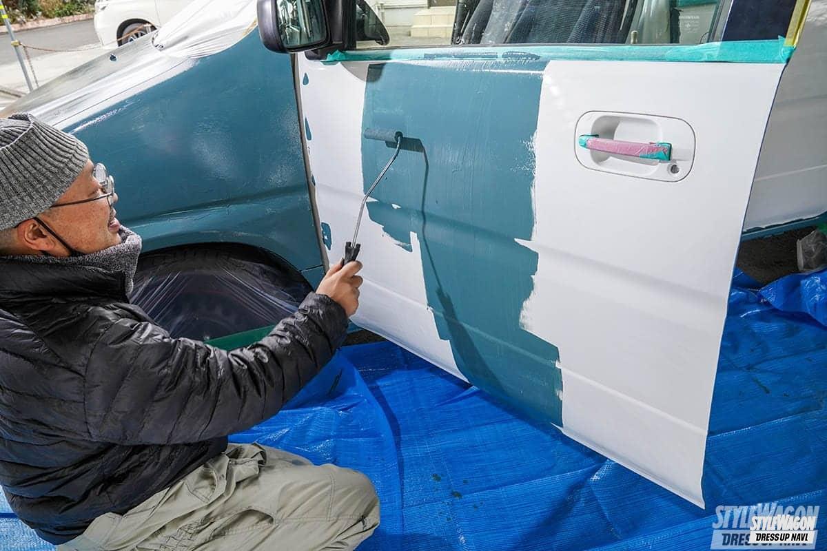 時代はアースカラー たった2万5300円でボディ全塗装 ハケとローラーを使ってdiyオールペイント 前編 スタイルワゴン ドレスアップナビ 時代はアースカラー たった2万5300円でボディ全塗装 ハケとローラーを使ってdiyオールペイント 前編 スタイルワゴン ドレスアップナビ