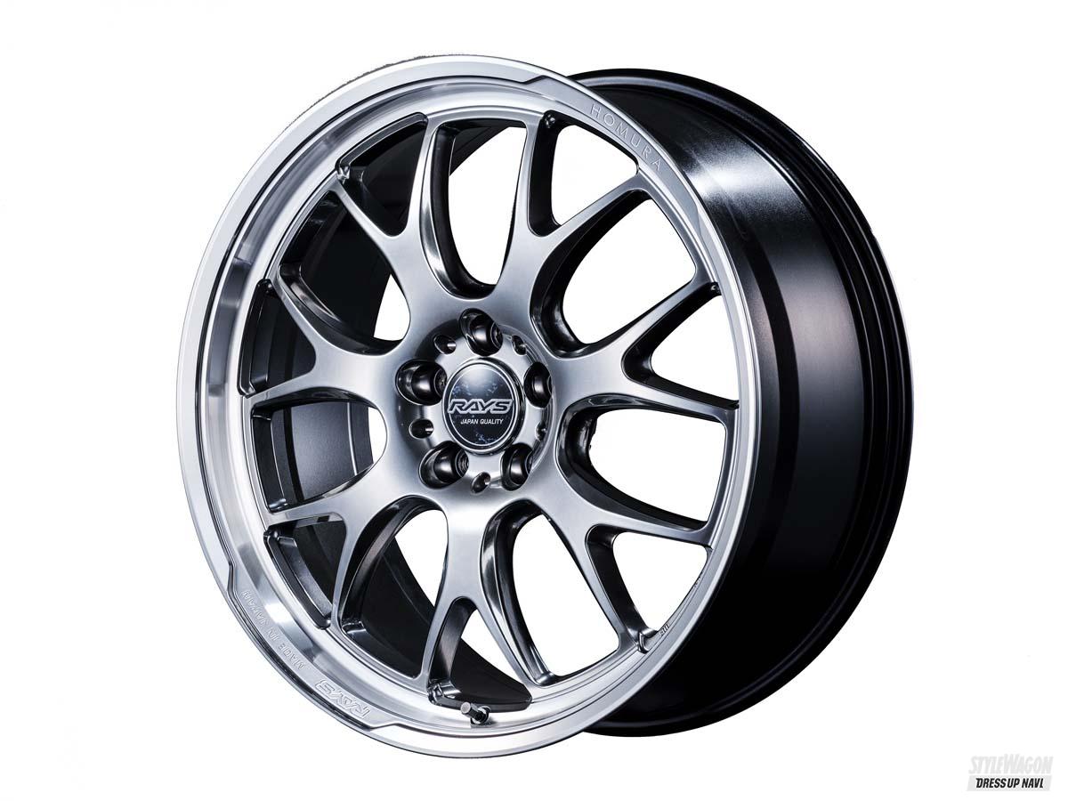 スポークを長く見せる絶妙なディスクデザインの10モデル 多彩なデザインが揃う インチアップホイールカタログ 006 画像ギャラリー 8枚目 全10枚 スタイルワゴン ドレスアップナビ