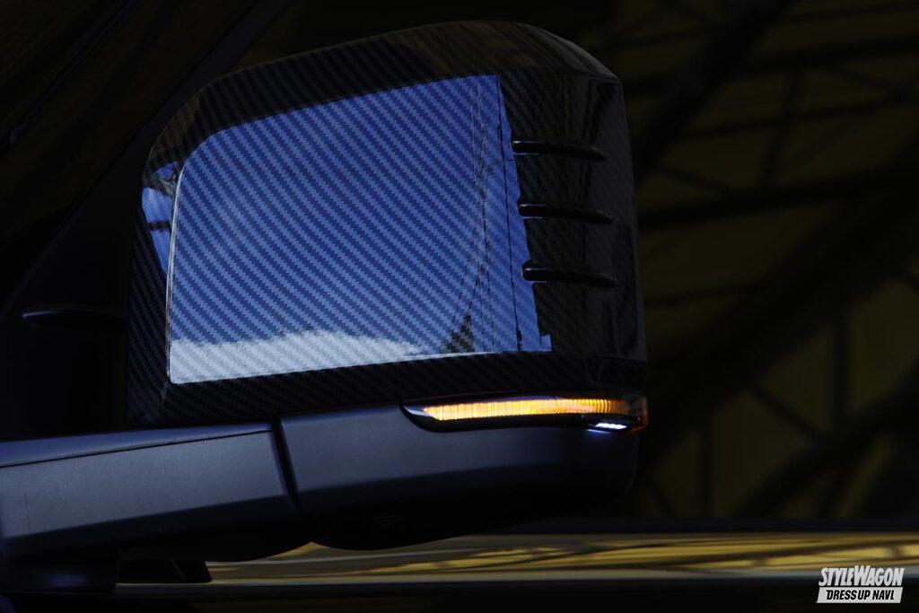 「【トヨタ・200系ハイエース】オープニングライト機能を搭載したドアミラーウインカー！　最新バージョンX（カイ）は、シンプルなクリアレンズ仕様!!」の11枚目の画像