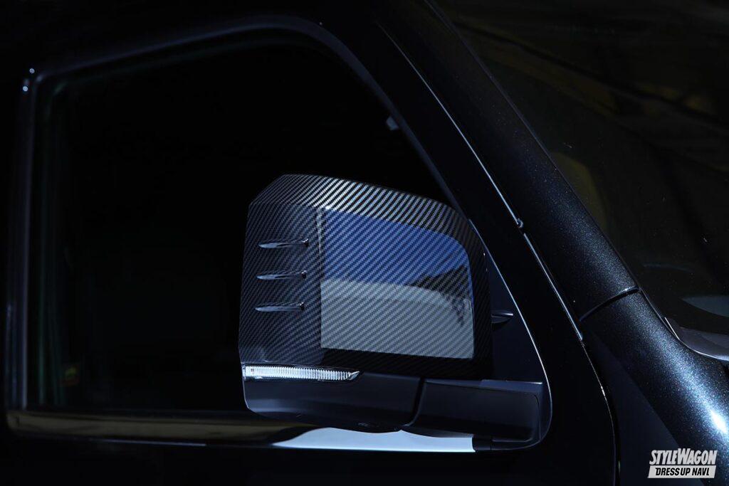 「【トヨタ・200系ハイエース】オープニングライト機能を搭載したドアミラーウインカー！　最新バージョンX（カイ）は、シンプルなクリアレンズ仕様!!」の19枚目の画像