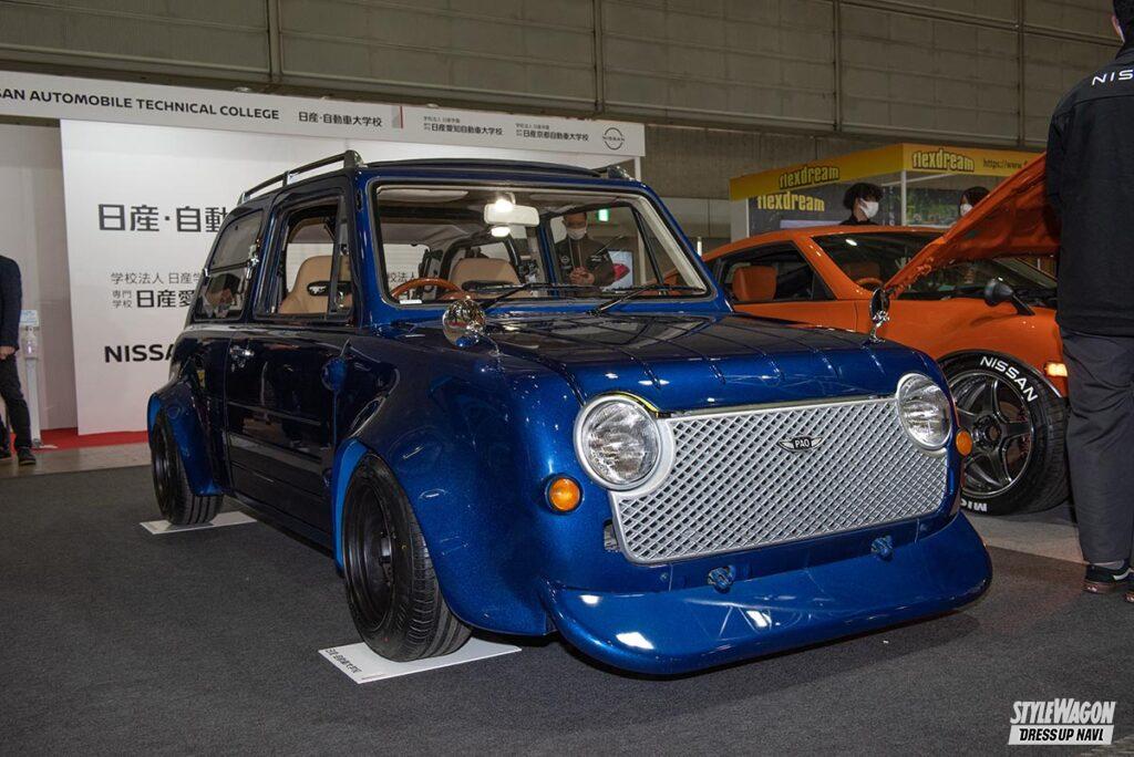 おしゃれな大学生が乗るクルマ をテーマにして不動車のpaoをcoolにリメイク 東京オートサロン22現地直送 スタイルワゴン ドレスアップナビ おしゃれな大学生が乗るクルマ をテーマにして不動車のpaoをcoolにリメイク 東京オートサロン22現地直送 スタイルワゴン ドレスアップナビ