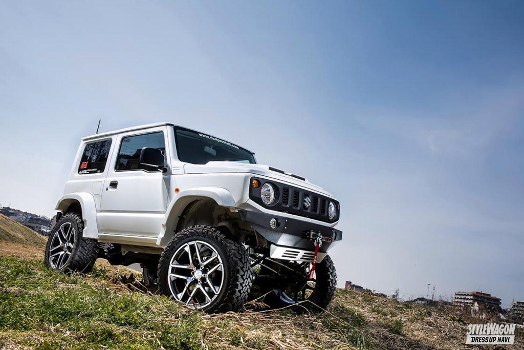 いったい何インチアップしているの 6インチアップにインチホイール履き プロスタッフのジムニーが規格外だった ジムニー ベストヒットカスタム Vol 8 スタイルワゴン ドレスアップナビ いったい何インチアップしているの 6インチアップにインチホイール履き プロスタッフのジムニーが規格外だった ジムニー ベストヒットカスタム Vol 8 スタイルワゴン ドレスアップナビ