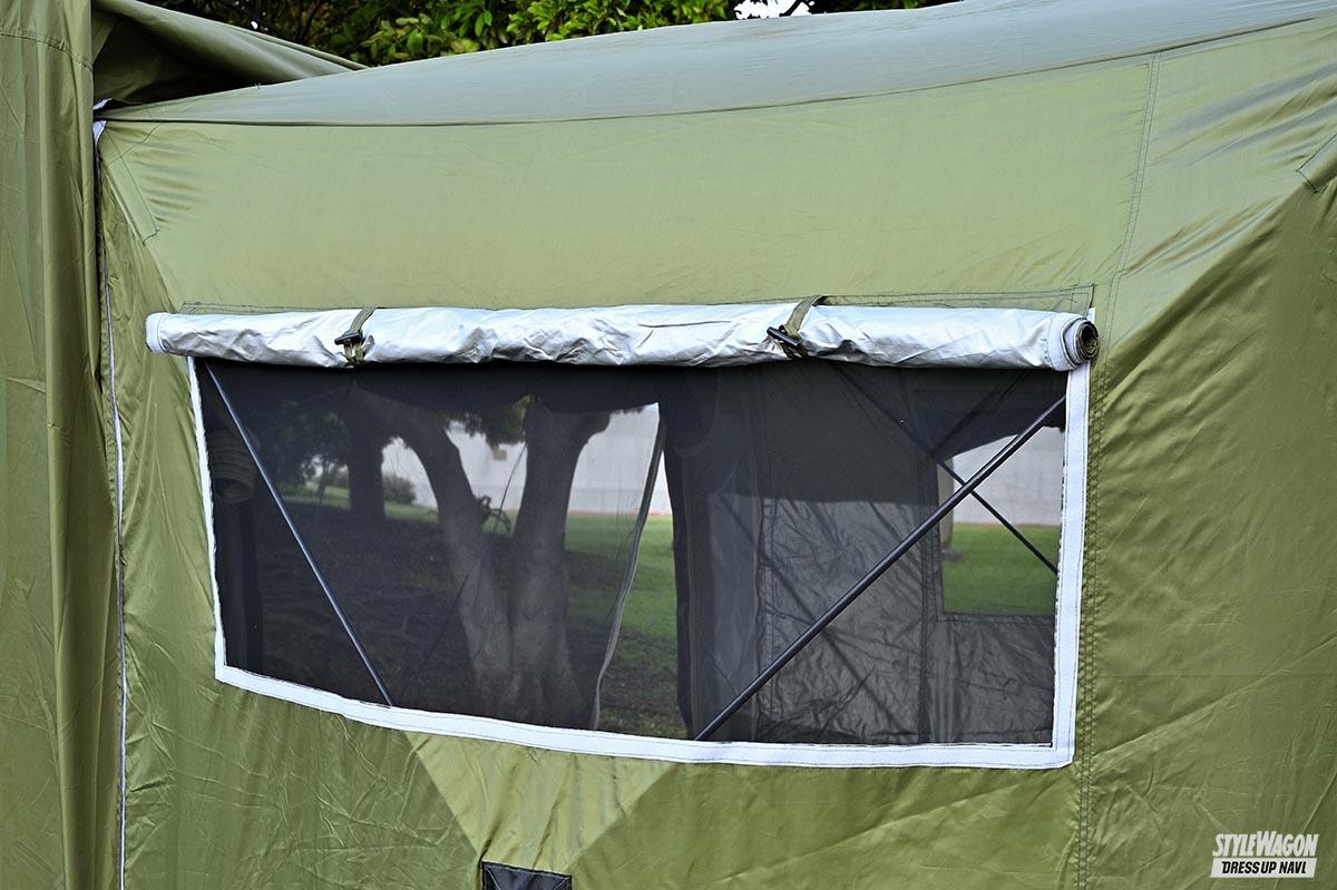 「アルファードでファミリーキャンプ！　アルパインスタイルのバックドア拡張型テントが便利すぎた！【#オシャレで便利なクルマ系ギア #001】」の7枚目の画像