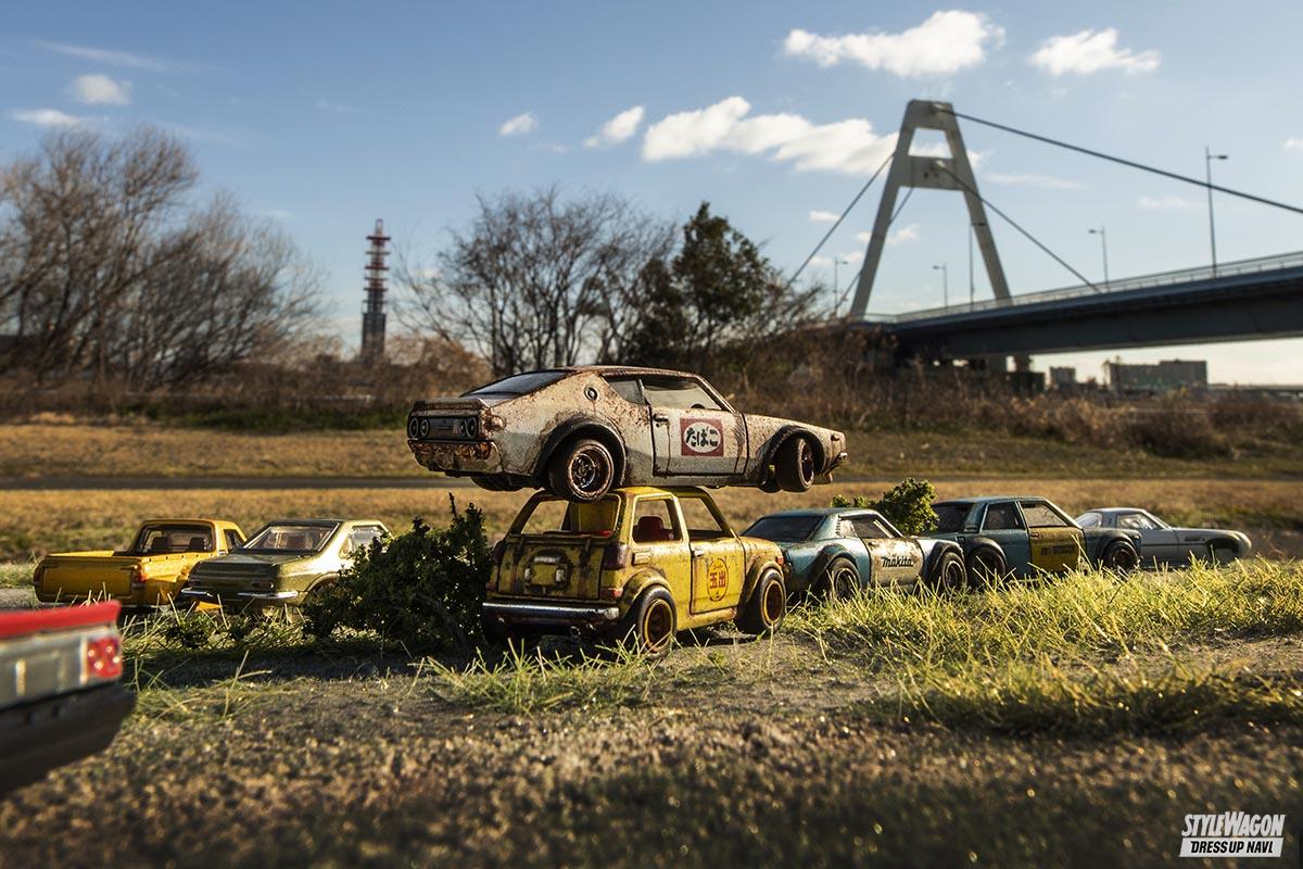 プラモデルが楽しい 樹脂製プラモデルに比べて難しい 金属のヤレ具合をどう表現する 連載 魅せプラモvol 画像ギャラリー 1枚目 全5枚 スタイルワゴン ドレスアップナビ