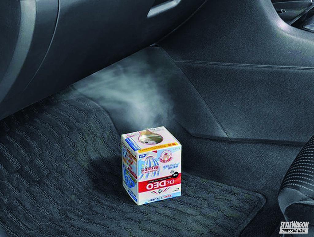 車内にひとつ常備しておきたい 置く かける 拭くだけの お手軽除菌 消臭グッズ 車内クリーン化計画 004 スタイルワゴン ドレスアップナビ