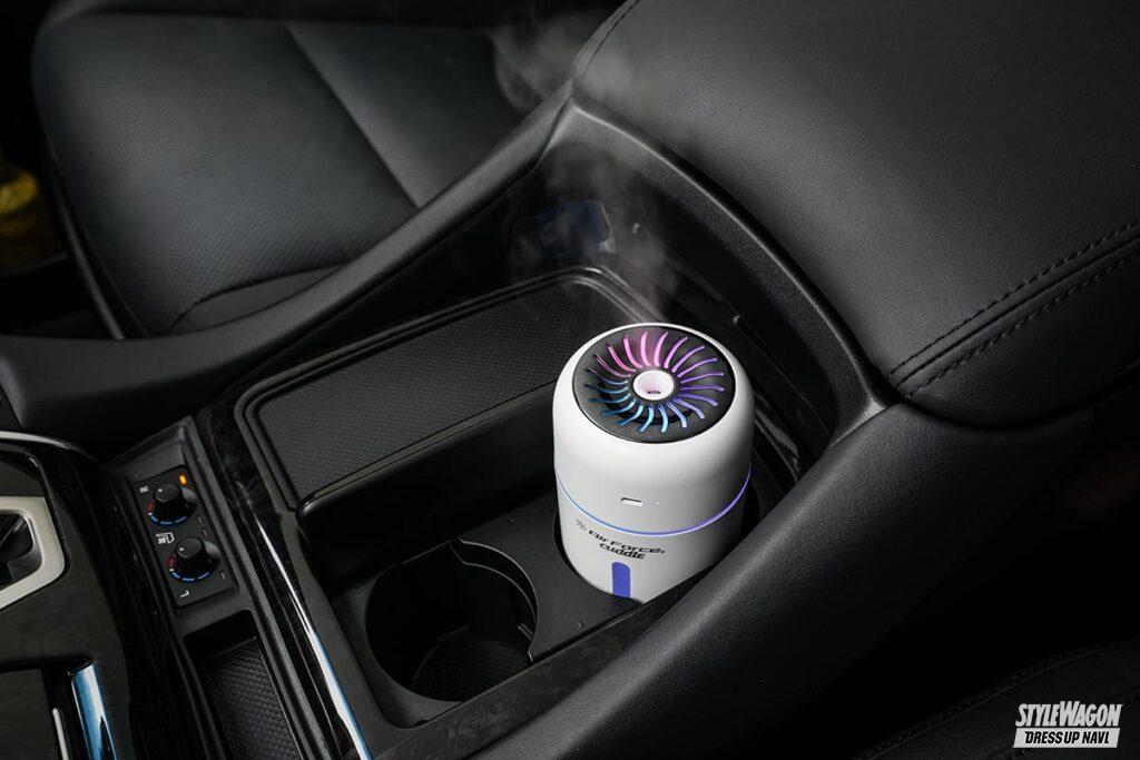 専用機器で車内空間を清潔に 車載用の空気清浄機 噴霧器が いま充実してます 車内クリーン化計画 005 スタイルワゴン ドレスアップナビ