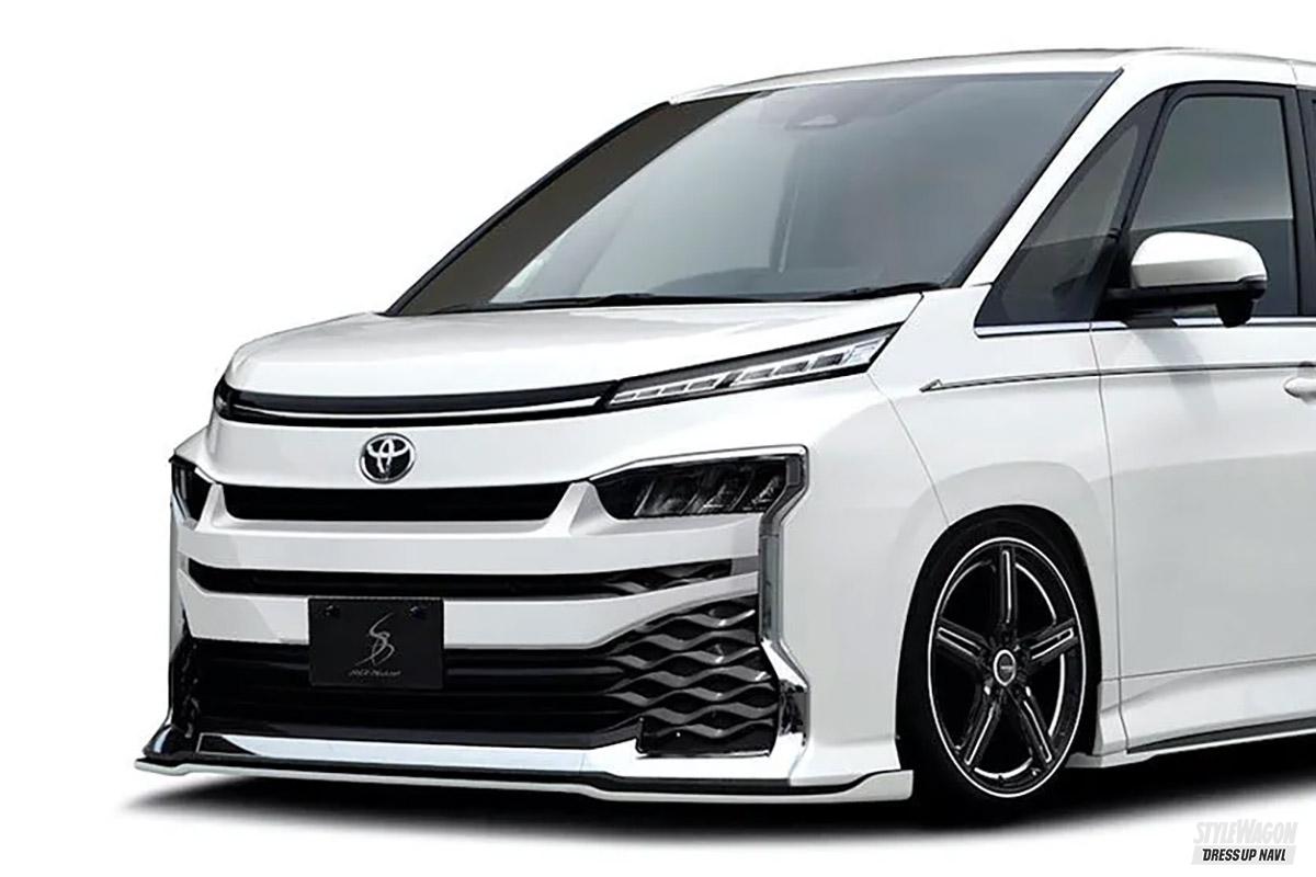 ポイントはカバーアイテム 純正とは印象がまるで違う シルクブレイズのエアロキットで 新型ノア ヴォクシーが個性的な表情に進化する スタイルワゴン ドレスアップナビ ポイントはカバーアイテム 純正とは印象がまるで違う シルクブレイズのエアロキットで 新型ノア ヴォクシーが個性的な表情に進化する スタイルワゴン ドレスアップナビ